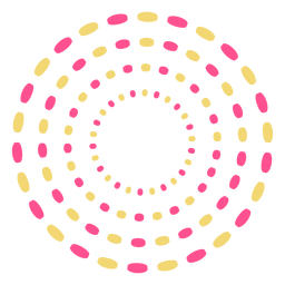 Golpe de fogo de artifício de peônia colorida Desenho PNG