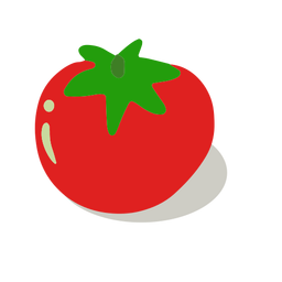 Köstliche Tomaten isometrisch PNG-Design