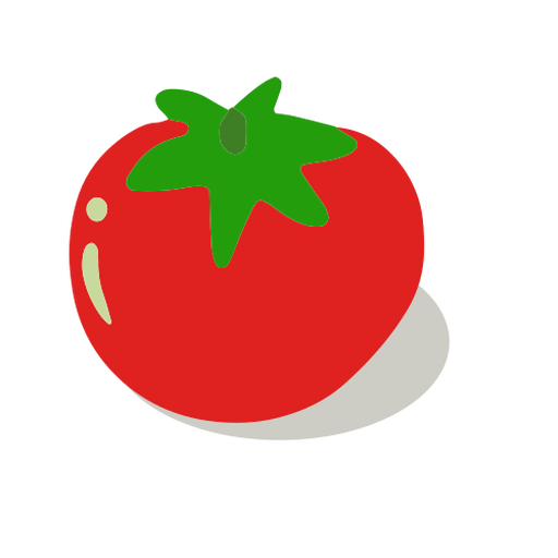 Delicious tomato isometric