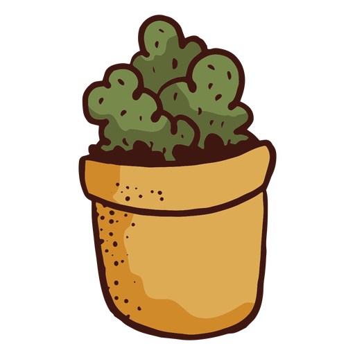 Vaso De Flores De Cacto Amarelo PNG , Cacto, Vector Png, Plantas