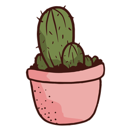 Cartoon Cactus Potted Plant Plant Cactus PNG , Cacto Clipart