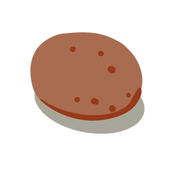 Food red potato isometric PNG Design