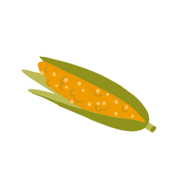 Isométrica de maíz dorado Diseño PNG