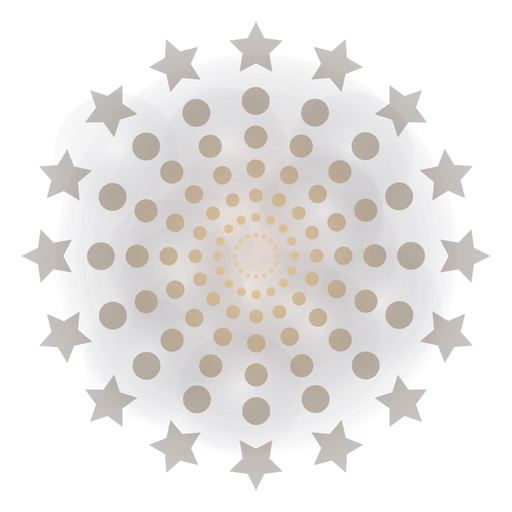 Gradient mass dots stars firework PNG Design