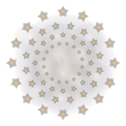 Fogo de artifício de estrelas de massa gradiente Desenho PNG