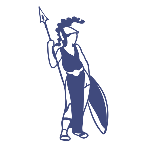 Greek goddess athena PNG Design