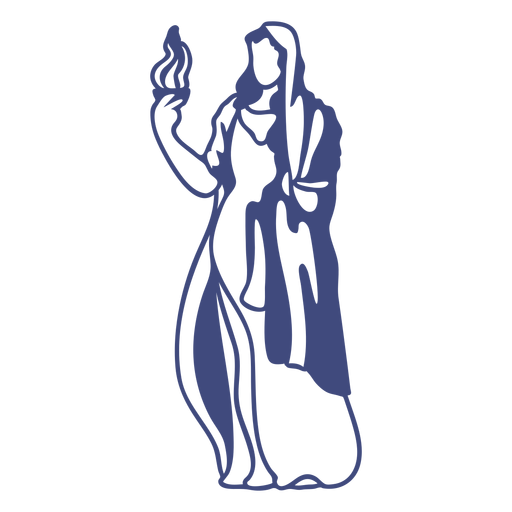 Greek goddess hestia PNG Design