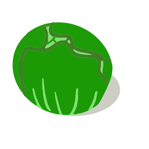 Isométrica de berza verde Diseño PNG