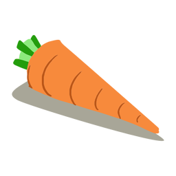Healthy vegetable carrot isometric PNG Design
