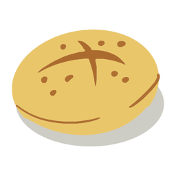 Isométrica de nuez saludable Diseño PNG