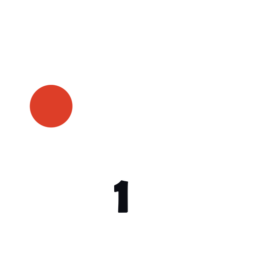 Internationale Seesignalflagge 1 flach PNG-Design