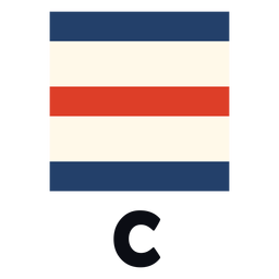 International maritime signal flag c flat International maritime signal flag c flat