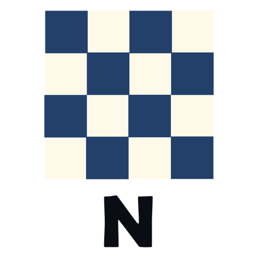 Internationale maritime Signalflagge n flach PNG-Design