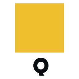 Bandeira de sinalização marítima internacional q plana Desenho PNG