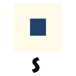 International maritime signal flag s flat PNG Design