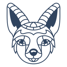 Curso de mandala raposa animal Desenho PNG