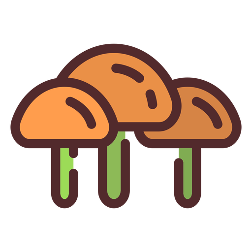 Mushrooms icon stroke