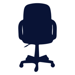 Bürokonferenzstuhl Silhouette PNG-Design