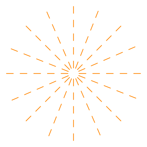 Orange thin lines firework sparks stroke - Transparent PNG ...