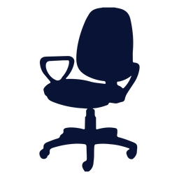 Silla de oficina pequeña silueta Silla de oficina pequeña silueta
