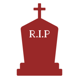 Silueta de lápida de rip cross Diseño PNG