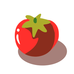 Tomate vermelho isométrico Desenho PNG