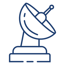 Space antenna stroke PNG Design