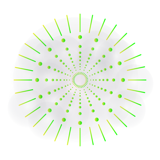 Acende fogo de artifício gradiente Desenho PNG