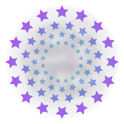 Stars gradient firework PNG Design