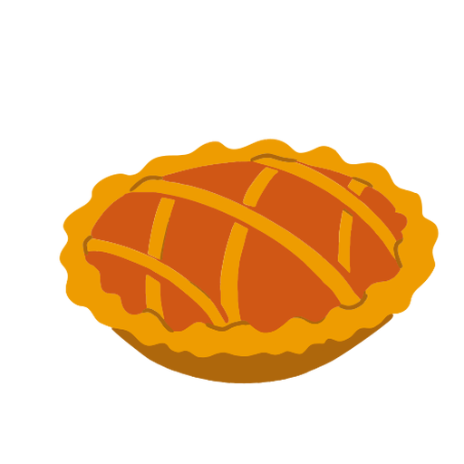 Sweet pie illustration PNG Design