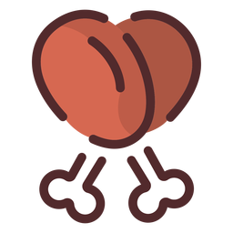 Thanksgiving Truthahn Beine Icon Stroke PNG-Design