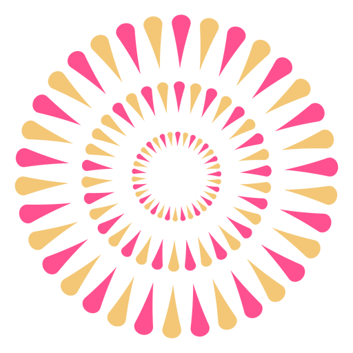Três anéis coloridos gotas de golpe de artifício Desenho PNG