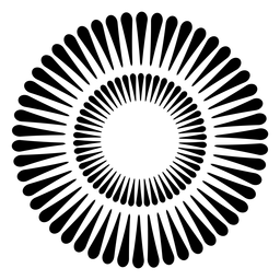 Dois anéis de queda de fogo de artifício golpe Desenho PNG