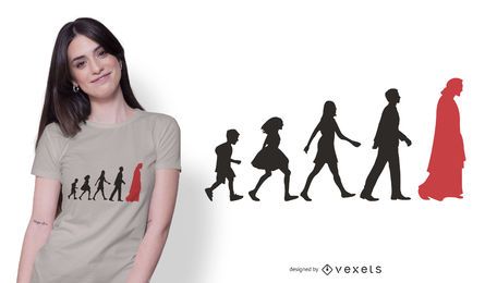 Design de camisetas Jesus Leading People
