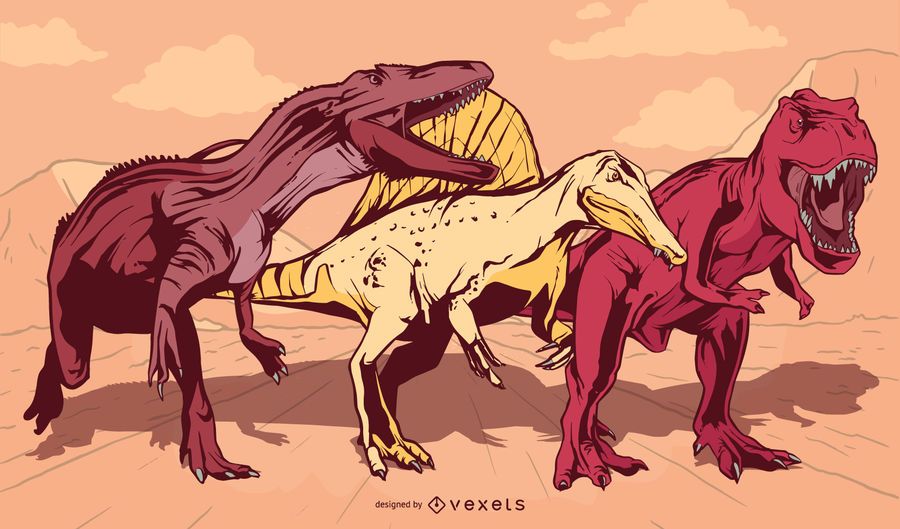 Dinosaur Illustration Animal Design Dinosaur Illustration Animal Design