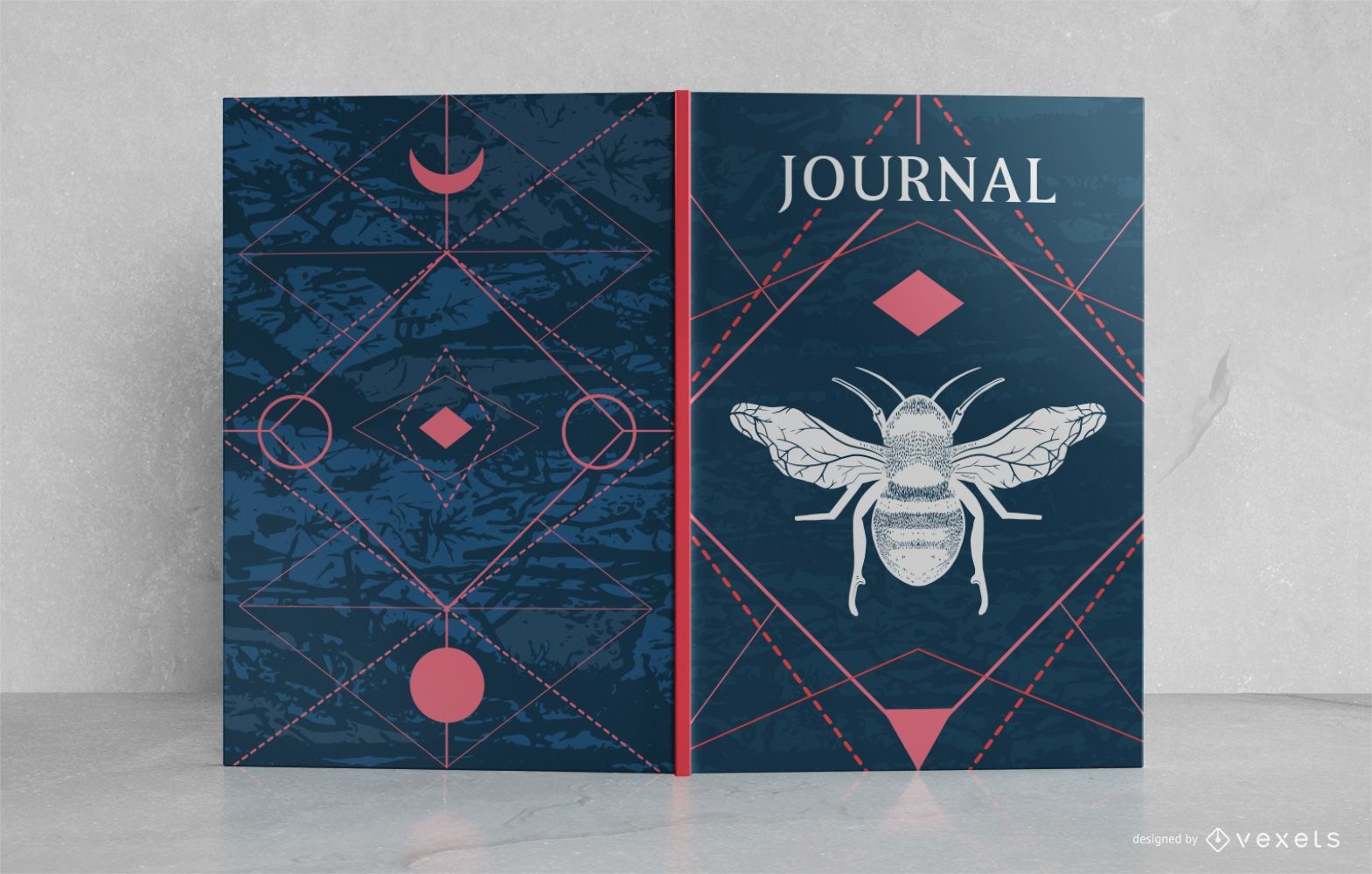 Okkultes Journal Buchcover-Design