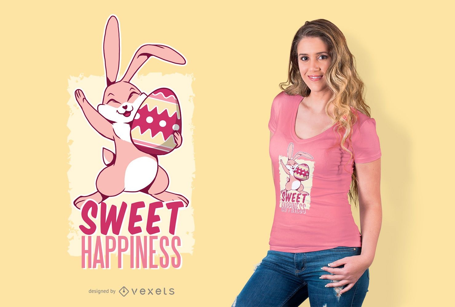 Easter Bunny Quote T-shirt Design