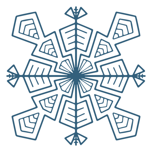 Design Png E Svg De Símbolo De Floco De Neve Incrível Para Camisetas 5739