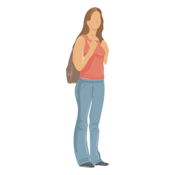 Fantastische Studentenillustration PNG-Design