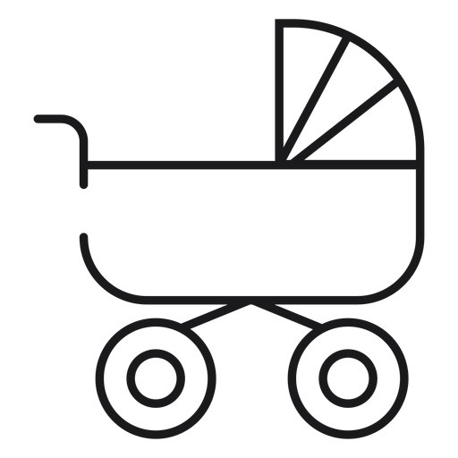 Kinderwagen Symbol PNG-Design