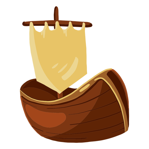 Boat toy illustration - Transparent PNG & SVG vector file