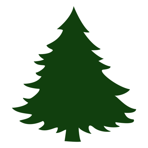 Weihnachtsbaum einfach PNG-Design
