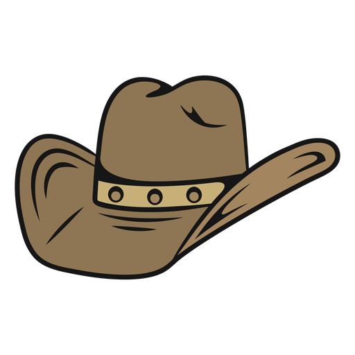 Classic cowboy hat PNG Design