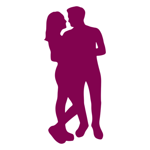 Couple looking at each other PNG Design