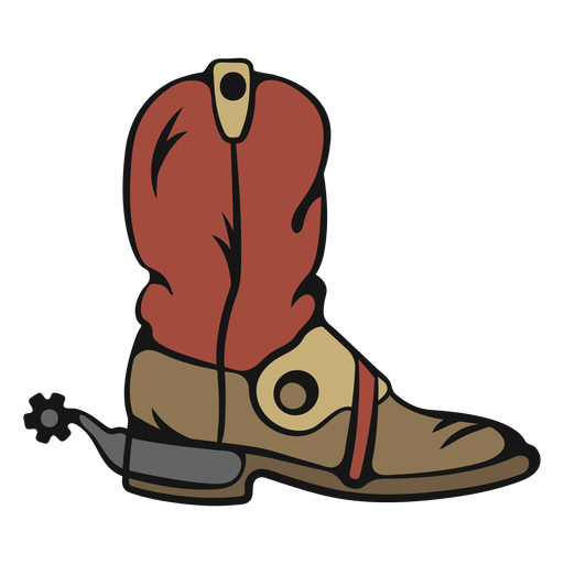 Botas de cowboy vintage Desenho PNG