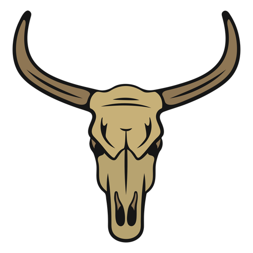 Cowboy bull head PNG Design