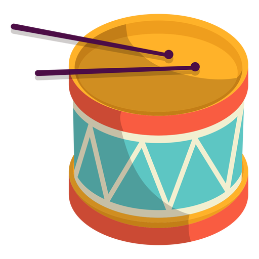 Cute drums illustration Transparent PNG & SVG vector file