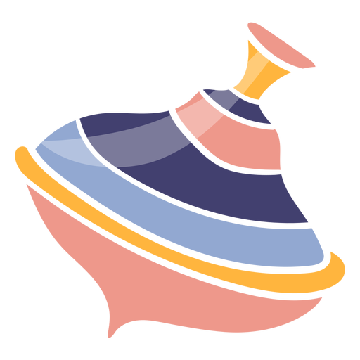 Cute spinning top PNG Design