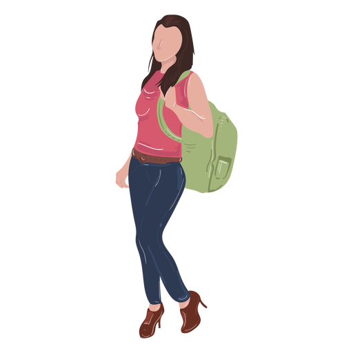 Download Cute student illustration - Transparent PNG & SVG vector file