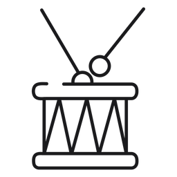 Drums toy icon PNG Design